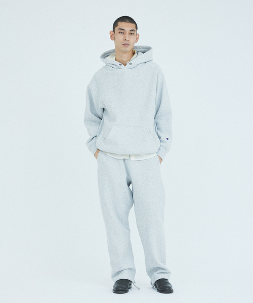 Champion（チャンピオン）の「CHAMPION / チャンピオン 別注 MODERN FIT SWEAT PANTS（スウェットパンツ・メンズ・ブラック系その他/ネイビー/チャコールグレー・LARGE/MEDIUM）」の9枚目の写真