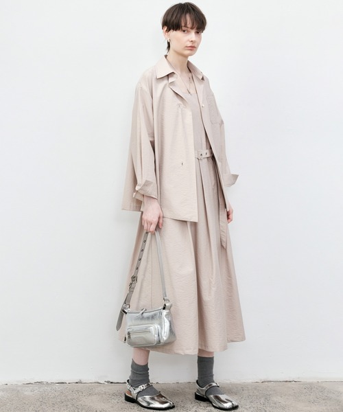 ブラウス シャツ 「tageechita」アシメトリフルイドシャツ レディース メンズ tageechita ブラウス シャツ 「tageechita」アシメトリフルイド