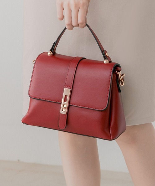 Julia Boutique（ジュリアブティック）の「フラップ2wayハンドバッグ（ハンドバッグ・レディース・グレー/オフホワイト/ブラック/レッド/ベージュ・ONE）」の5枚目の写真