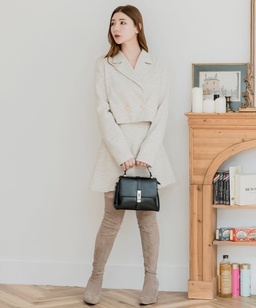 Julia Boutique（ジュリアブティック）の「フラップ2wayハンドバッグ（ハンドバッグ・レディース・グレー/オフホワイト/ブラック/レッド/ベージュ・ONE）」の13枚目の写真