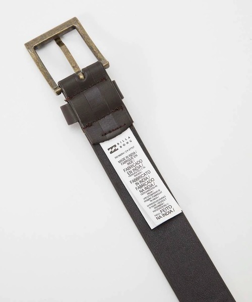 BILLABONG（ビラボン）の「BILLABONG メンズ BARREL BELT ベルト 【2024年秋冬モデル】/ビラボンロゴバックルベルト（ベルト・メンズ・ブラック/ブラウン・FREE）」の5枚目の写真