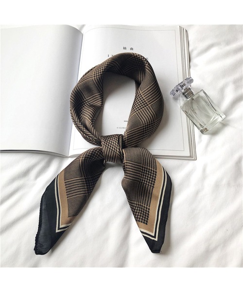 セール】【リングSET♪】千鳥柄スカーフ（バンダナ/スカーフ