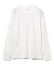 three dots / ロングスリーブ クルーネックTシャツ