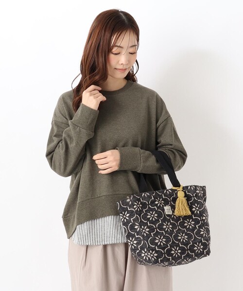 one'sterrace（ワンズテラス）の「ジャカードトートバッグ ロクシー（トートバッグ・レディース・グレー系その他7/ライトグレー系8・99）」の13枚目の写真