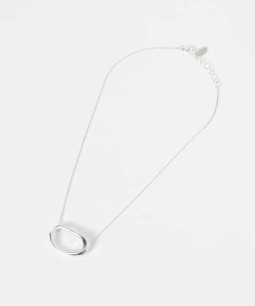SMELLY（スメリー）の「メタルニュアンスリングネックレス（ネックレス・レディース・シルバー・-）」の4枚目の写真