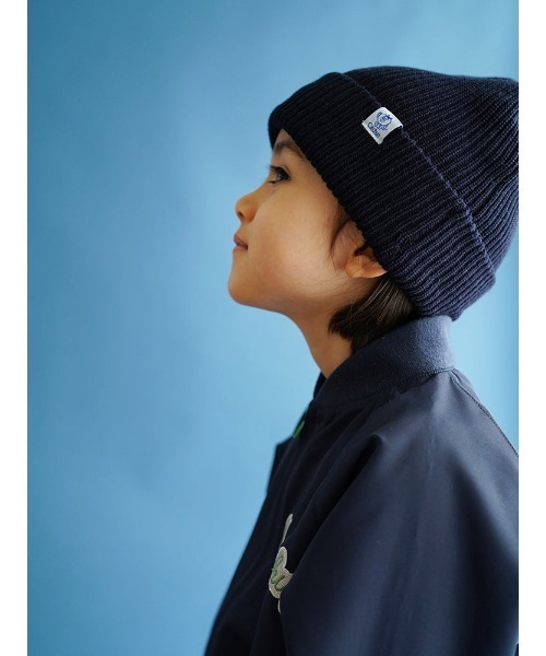 Catchup（ケチャップ）の「【Catchup】キャップ（ニットキャップ/ビーニー・キッズ・オフホワイト/チャコールグレー/グリーン/ネイビー・フリー）」の4枚目の写真