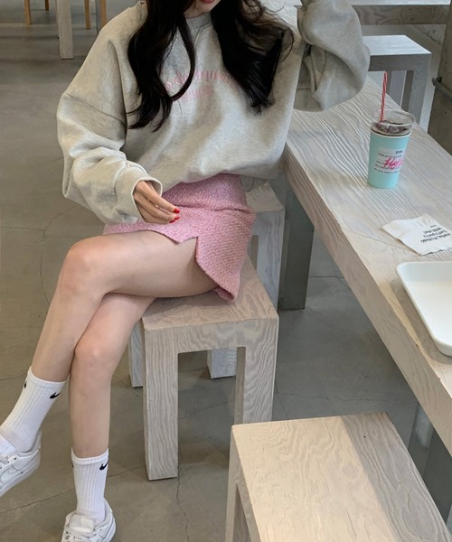 HALEY PESCA(ヘーリーペスカ)の「HALEY PESCA/フロントプリント パステルロゴ スウェット(スウェット・レディース・グリーン/ネイビー/ピンク・FREE)」の11枚目の写真