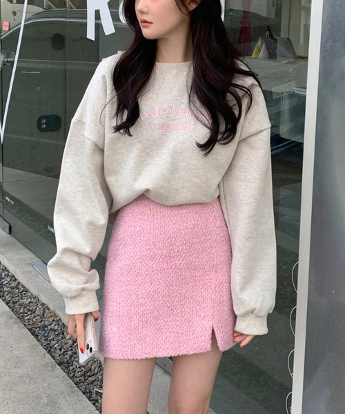 HALEY PESCA(ヘーリーペスカ)の「HALEY PESCA/フロントプリント パステルロゴ スウェット(スウェット・レディース・グリーン/ネイビー/ピンク・FREE)」の14枚目の写真