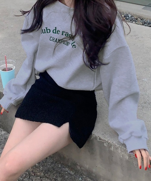 HALEY PESCA(ヘーリーペスカ)の「HALEY PESCA/フロントプリント パステルロゴ スウェット(スウェット・レディース・グリーン/ネイビー/ピンク・FREE)」の17枚目の写真