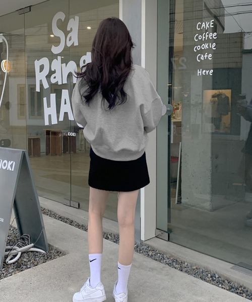 HALEY PESCA(ヘーリーペスカ)の「HALEY PESCA/フロントプリント パステルロゴ スウェット(スウェット・レディース・グリーン/ネイビー/ピンク・FREE)」の18枚目の写真