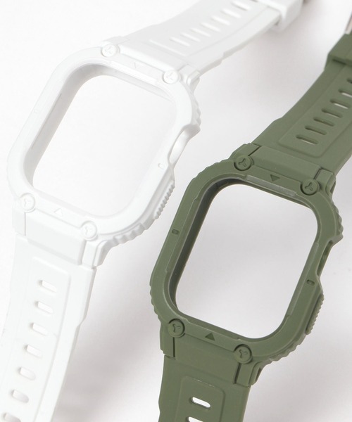 GLOBAL WORK（グローバルワーク）の「アップルウォッチ/UNIバンド/209805（デジタル腕時計・レディース・ブラック系その他/ブラック/カーキ/ホワイト・ONE SIZE）」の15枚目の写真