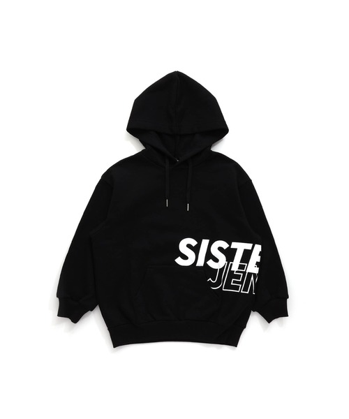 SISTER JENNI(SISTER JENNI)の「【あったか】裏起毛コネクトロゴパーカー(パーカー・キッズ・ブラック/サックスブルー・130cm/150cm/140cm/160cm)」の13枚目の写真