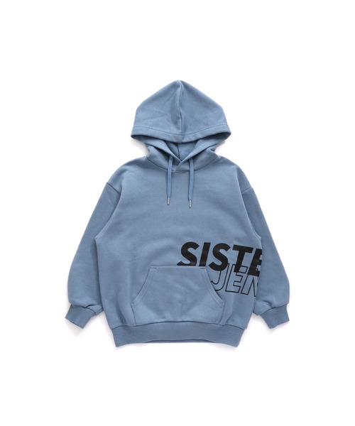 SISTER JENNI(SISTER JENNI)の「【あったか】裏起毛コネクトロゴパーカー(パーカー・キッズ・ブラック/サックスブルー・130cm/150cm/140cm/160cm)」の15枚目の写真