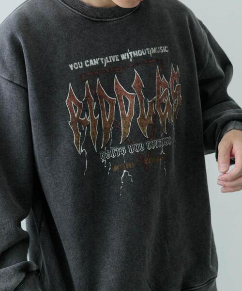 ITEMS URBANRESEARCH(アイテムズ アーバンリサーチ)の「パウダー加工 クルーネックスウェットプルオーバー(スウェット・メンズ・その他1/その他2/その他3・MEDIUM/LARGE)」の13枚目の写真