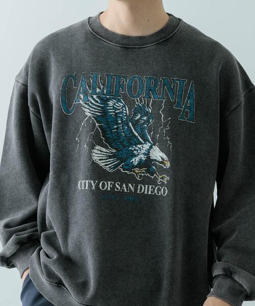 ITEMS URBANRESEARCH(アイテムズ アーバンリサーチ)の「パウダー加工 クルーネックスウェットプルオーバー(スウェット・メンズ・その他1/その他2/その他3・MEDIUM/LARGE)」の19枚目の写真