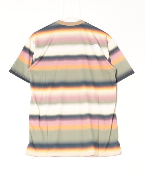 THE NORTH FACE（ザノースフェイス）の「ザ ノース フェイス THE NORTH FACE ショートスリーブフリーランフラッシュドライボーダークルー（Tシャツ/カットソー・メンズ・ベージュ・S/M/L/LL）」の2枚目の写真
