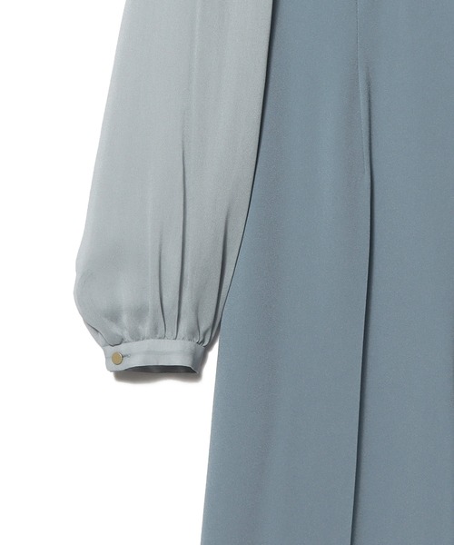 ESTNATION（エストネーション）の「ESTNATION / シアーコンビベアオールインワン（つなぎ/オールインワン・レディース・ブラック/ライトブルー・38/36）」の5枚目の写真