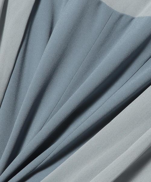 ESTNATION（エストネーション）の「ESTNATION / シアーコンビベアオールインワン（つなぎ/オールインワン・レディース・ブラック/ライトブルー・38/36）」の6枚目の写真