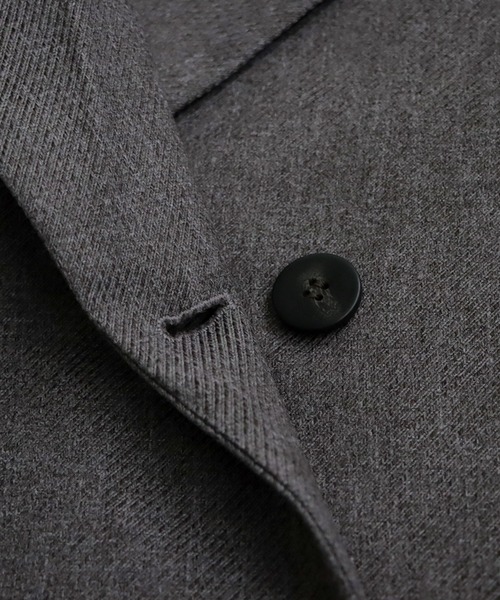 antiqua（アンティカ）の「ツイルジャケット（テーラードジャケット・レディース・チャコールグレー/ブラック・ONESIZE）」の16枚目の写真