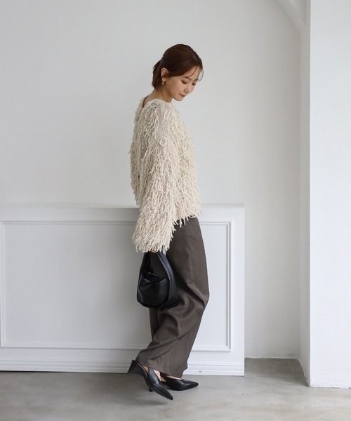 新品タグ付！グレースループヤーンカーデスカートセットアップ　ダイアグラム 新品タグ付！グレースループヤーンカーデスカートセットアップ