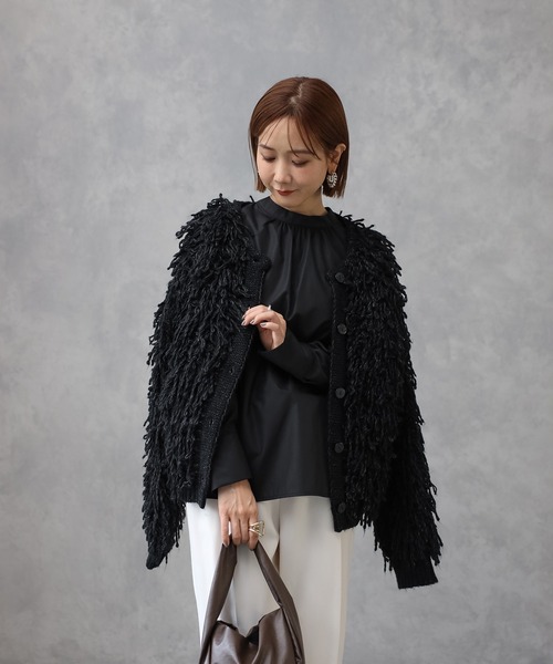 セール】前後2WAYループヤーンカーディガン（カーディガン/ボレロ  