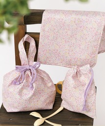 panpantutu（パンパンチュチュ）の「通園ランチ３点セット【シナモロール/ハローキティ/マイメロディ/お星様/リボン】（ポーチ）」