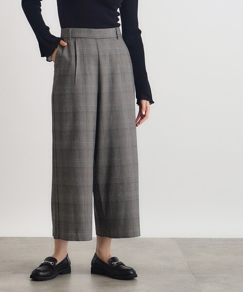 grove（グローブ）の「◆【多機能】裏起毛ハイパーストレッチワイドパンツ（その他パンツ・レディース・ナチュラル/ブラック/オリーブ/ダークブラウン系1/ブラック系1・02/03/01/04/05）」の2枚目の写真