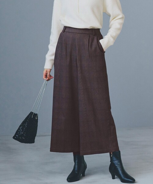 grove（グローブ）の「◆【多機能】裏起毛ハイパーストレッチワイドパンツ（その他パンツ・レディース・ナチュラル/ブラック/オリーブ/ダークブラウン系1/ブラック系1・02/03/01/04/05）」の3枚目の写真