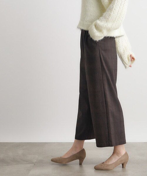 grove（グローブ）の「◆【多機能】裏起毛ハイパーストレッチワイドパンツ（その他パンツ・レディース・ナチュラル/ブラック/オリーブ/ダークブラウン系1/ブラック系1・02/03/01/04/05）」の22枚目の写真