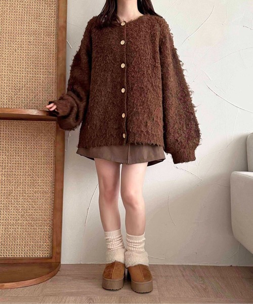 apres jour clair(アプレジュールクレア)の「【apres jour clair】厚底フェイクムートンブーツ【ZOZOTOWN限定アイテム】(ブーツ・レディース・キャメル/ベージュ・MEDIUM/X-LARGE/LARGE/SMALL)」の7枚目の写真