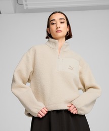 PUMA | PUMA プーマ ウィメンズ CLASSICS ウィンターライズ ハーフジップ クルースウェット(スウェット)