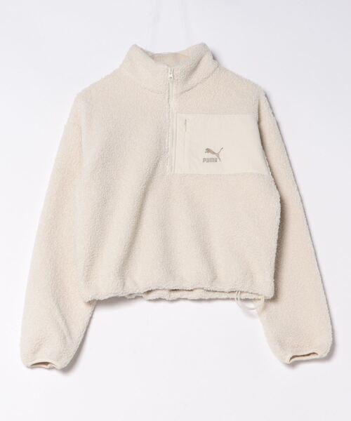 PUMA(プーマ)の「PUMA プーマ ウィメンズ CLASSICS ウィンターライズ ハーフジップ クルースウェット(スウェット・レディース・ブラック/オフホワイト・X-LARGE/SMALL/MEDIUM/LARGE)」の10枚目の写真