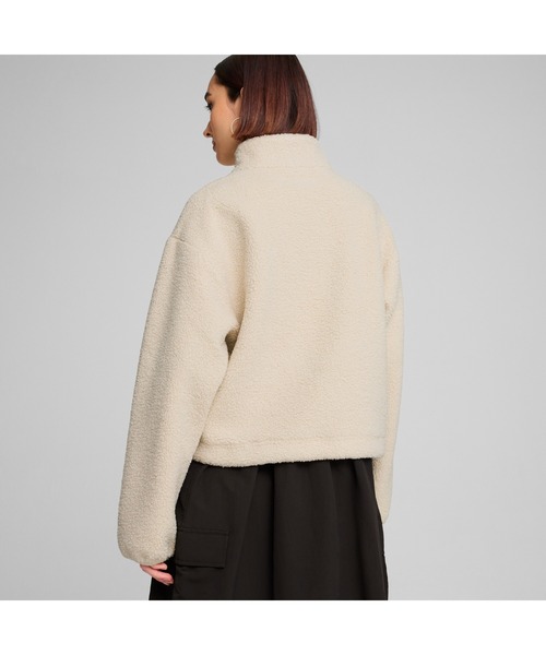 PUMA(プーマ)の「PUMA プーマ ウィメンズ CLASSICS ウィンターライズ ハーフジップ クルースウェット(スウェット・レディース・ブラック/オフホワイト・X-LARGE/SMALL/MEDIUM/LARGE)」の4枚目の写真