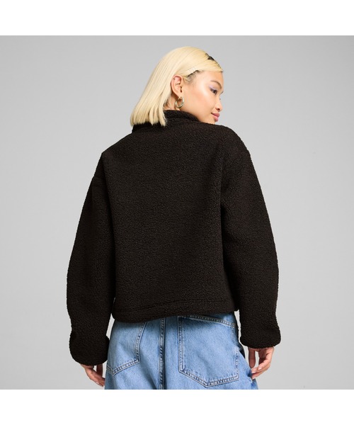 PUMA(プーマ)の「PUMA プーマ ウィメンズ CLASSICS ウィンターライズ ハーフジップ クルースウェット(スウェット・レディース・ブラック/オフホワイト・X-LARGE/SMALL/MEDIUM/LARGE)」の15枚目の写真