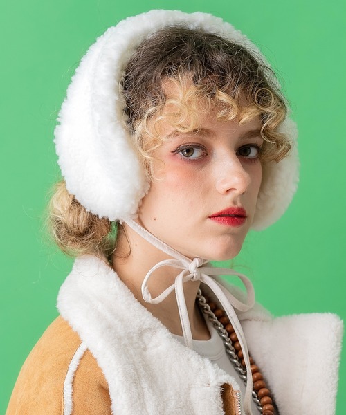 an meets zakka モコモコボアイヤーマフ / 耳当て レディース メンズ