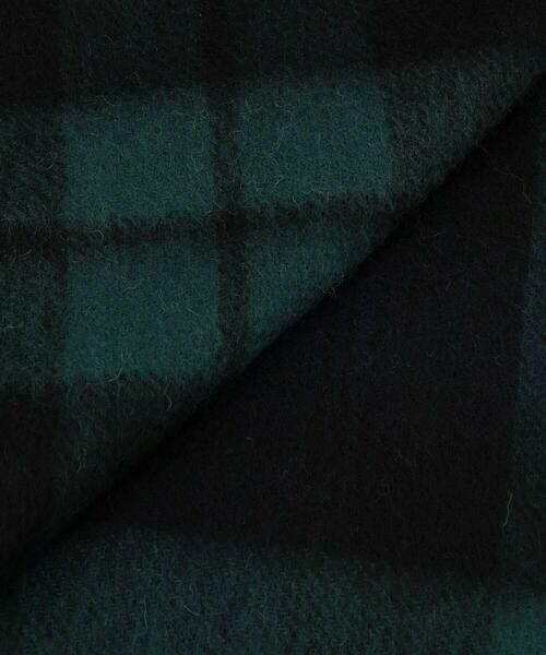 FRAPBOIS（フラボア）の「ウールチェックストール（ストール/ショール・レディース・ベージュ/ホワイト×ブラック/ダークネイビー・FREE）」の5枚目の写真