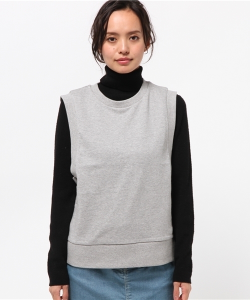 OUTLET（アウトレット）の「【Sheta】ウラケベスト（Tシャツ/カットソー・レディース・グレー・FREE）」の2枚目の写真