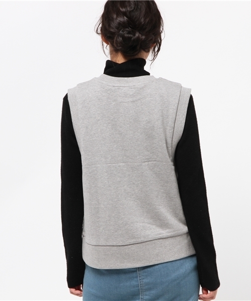 OUTLET（アウトレット）の「【Sheta】ウラケベスト（Tシャツ/カットソー・レディース・グレー・FREE）」の4枚目の写真
