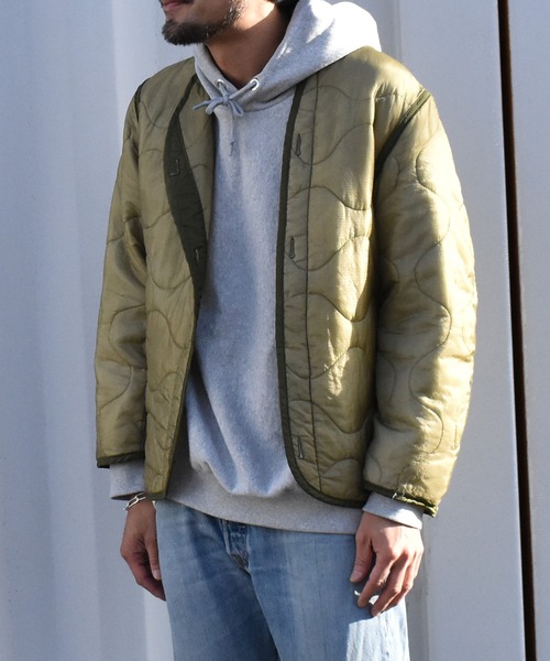 セール】【ヴィンテージ古着】70's US ARMY M-65 COAT LINER