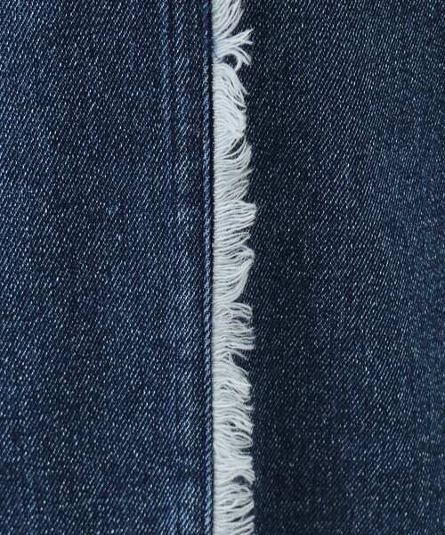 Cutie Blonde（キューティーブロンド）の「◆【あったか裏起毛】サイドフリンジがアクセント イージーデニムパンツ（デニムパンツ・レディース・ライトブルー/ネイビー・01/04/03/02）」の10枚目の写真