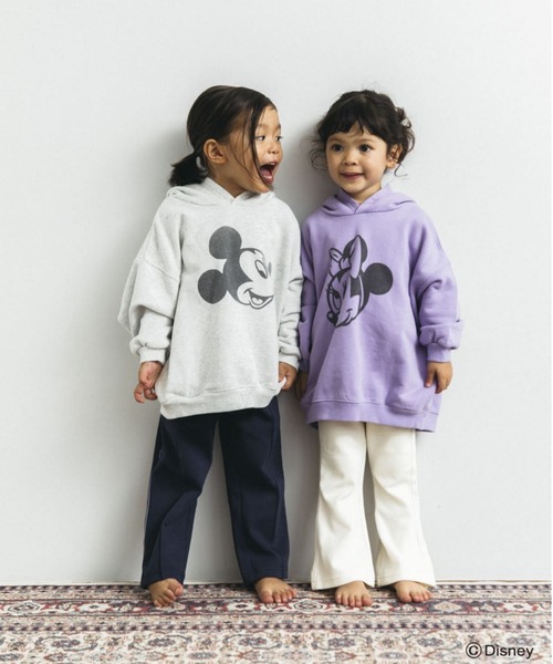 セール】【disney x ooju】ミニースウェットフーディー