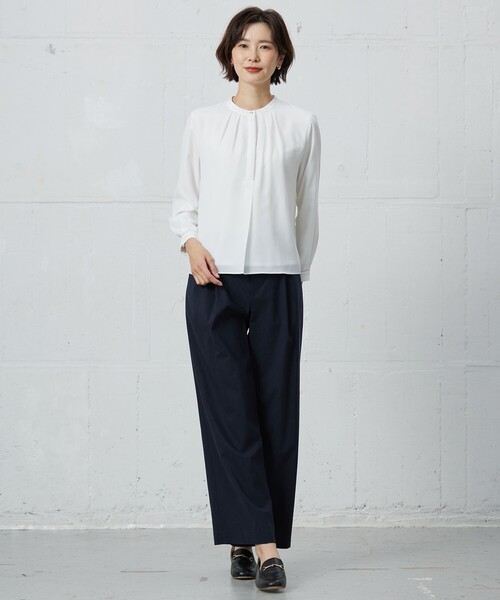 J.PRESS(ジェイプレス)の「シュノワデシン カットソー(Tシャツ/カットソー・レディース・アイボリー系/ホワイト系・LARGE/MEDIUM)」の3枚目の写真