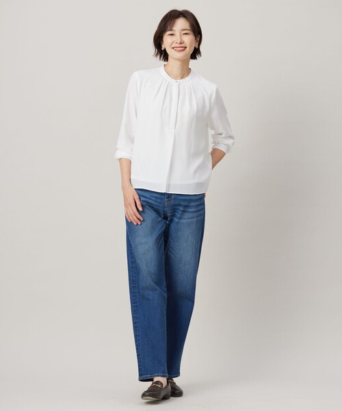 J.PRESS(ジェイプレス)の「シュノワデシン カットソー(Tシャツ/カットソー・レディース・アイボリー系/ホワイト系・LARGE/MEDIUM)」の5枚目の写真