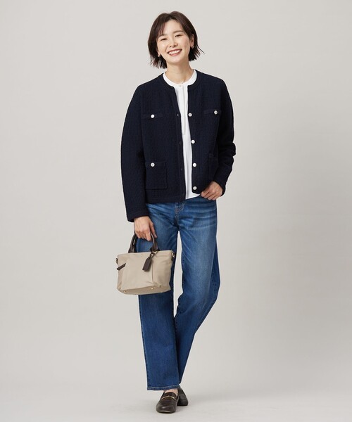 J.PRESS(ジェイプレス)の「シュノワデシン カットソー(Tシャツ/カットソー・レディース・アイボリー系/ホワイト系・LARGE/MEDIUM)」の6枚目の写真