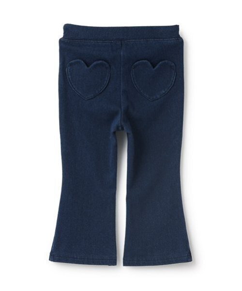 petit main(プティマイン)の「裏起毛カットデニムフレアパンツ(デニムパンツ・キッズ・ブルー/ネイビー・130cm/120cm/110cm/100cm/90cm/80cm)」の11枚目の写真