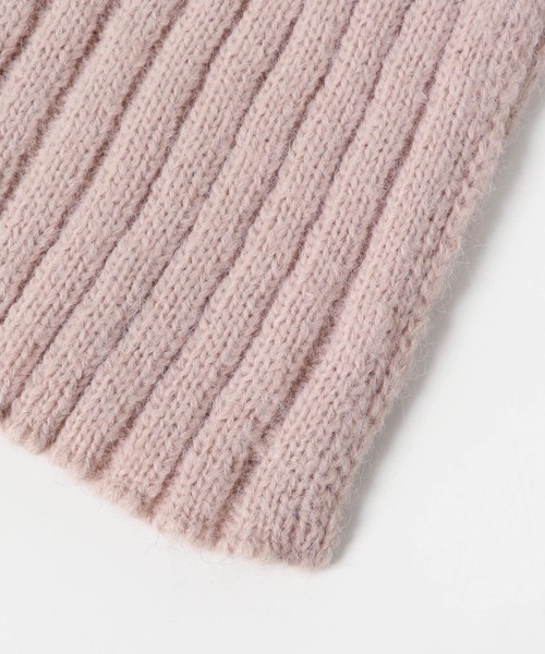 URBAN RESEARCH Sonny Label（アーバンリサーチサニーレーベル）の「リブフードマフラー（マフラー・レディース・ピンク/ネイビー/チャコールグレー・ONE）」の10枚目の写真