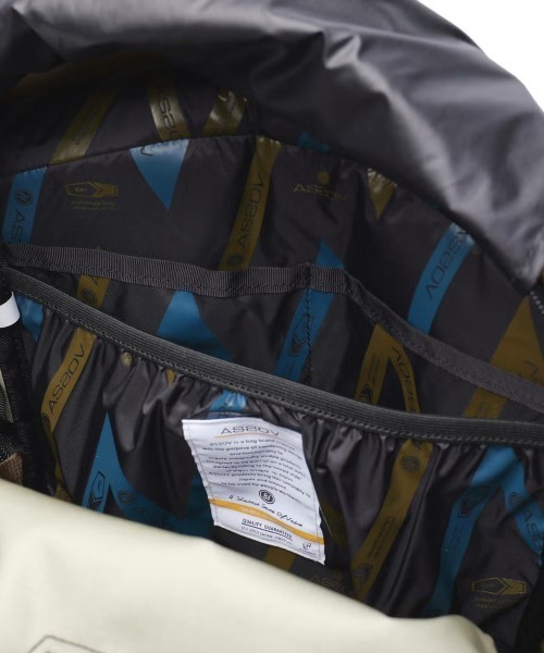 AS2OV(アッソブ)の「【AS2OV/アッソブ】 EPIC DAY PACK(バックパック/リュック・メンズ・ブラック/キャメル・FREE)」の20枚目の写真