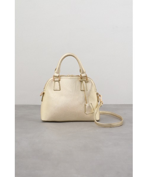 AZUL by moussy（アズールバイマウジー）の「ダブルジッパーハンドバッグ（ハンドバッグ・レディース・ゴールド/レッド/ブラック/シルバー/グレー/ライトイエロー・FREE）」の6枚目の写真