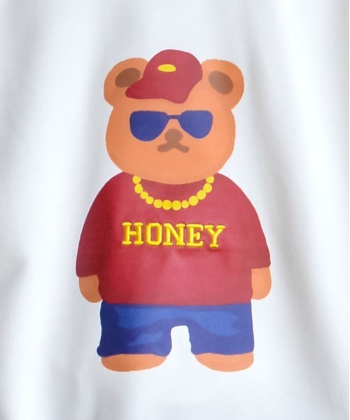 MODISH GAZE(モディシュガゼ)の「【MODISH GAZE】BEARプリントスウェット(スウェット・メンズ・グレイッシュベージュ/杢グレー/オフホワイト・LARGE/MEDIUM)」の22枚目の写真