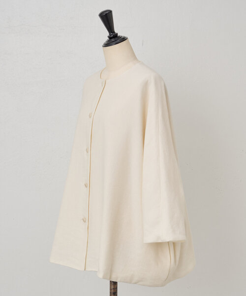 APUNTOB ウールリネンワンピース ベージュ×ブラック 1 APUNTOB ウールリネンワンピース ベージュ×ブラック 1 セール